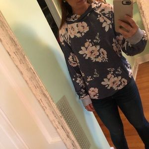 Floral hoodie